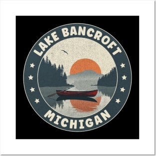 Lake Bancroft Michigan Sunset Posters and Art